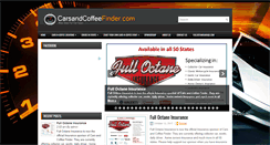 Desktop Screenshot of carsandcoffeefinder.com