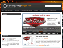 Tablet Screenshot of carsandcoffeefinder.com